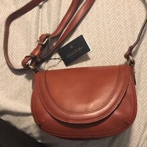 Maroon Brooks Brothers purse